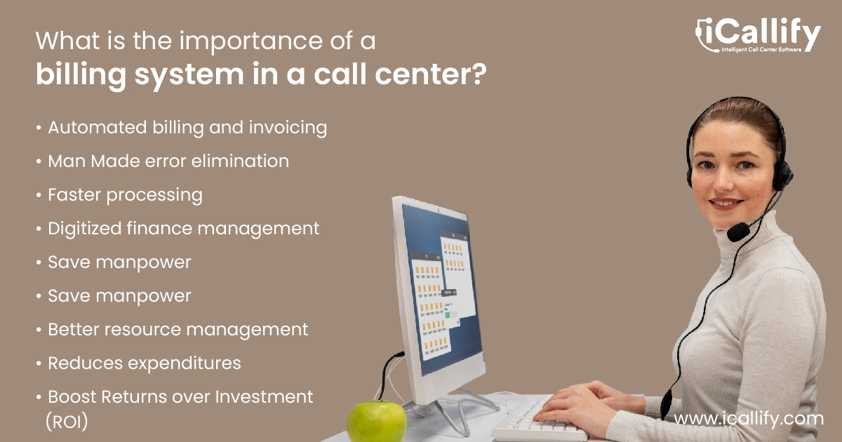 billing system for call center solutions