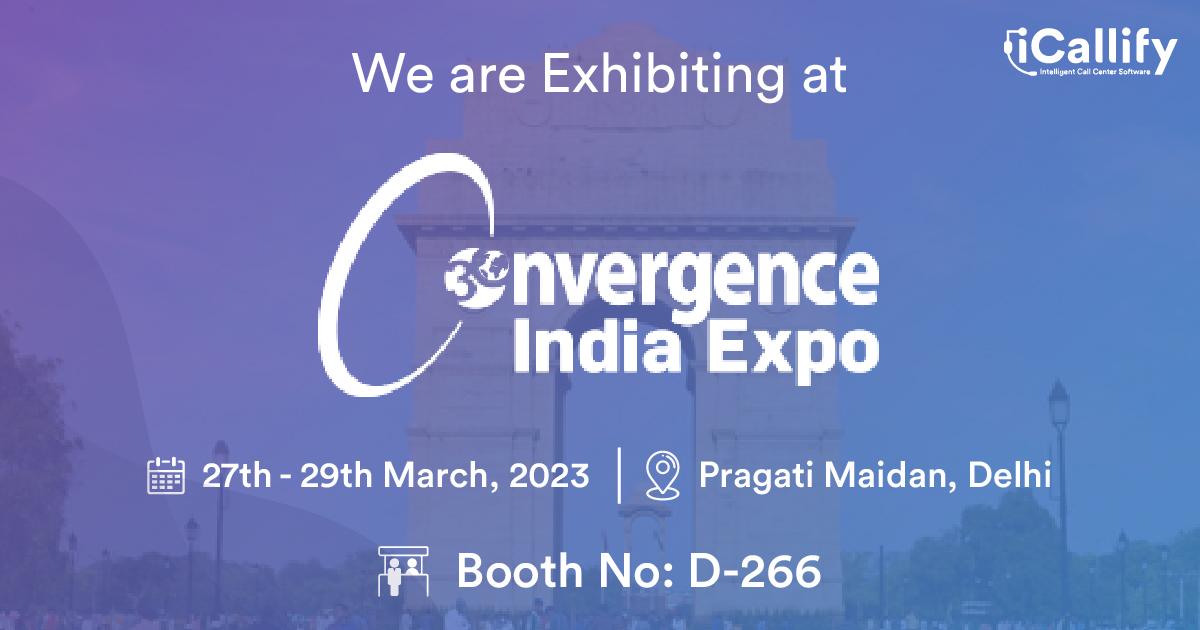 We Are Announcing to Exhibit in Convergence India Expo 2023