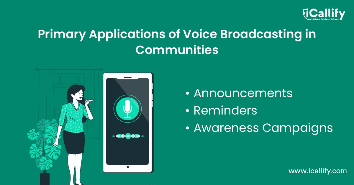 voice broadcasting solution
